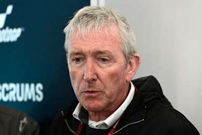 Mike Webb stellte sich am Sonntag den Fragen der Journalisten