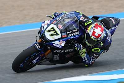 Dominique Aegerter war am ersten Trainingstag Fünfter