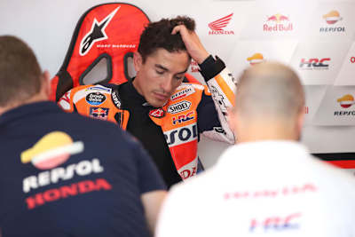 Marc Márquez nimmt nur noch für zwei Grands Prix in der Repsol-Honda-Box Platz