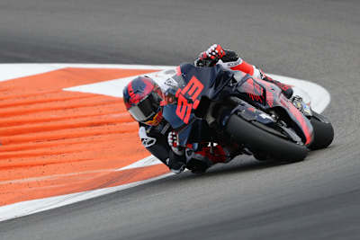 Erstmals in Action auf der Desmosedici: Marc Márquez