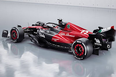 Der neue Alfa Romeo-Rennwagen von Guanyu Zhou