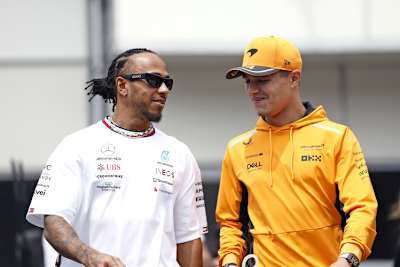 Lewis Hamilton und Lando Norris