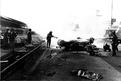 Nürburgring: Herbert Linge an der Lösch-Kanone