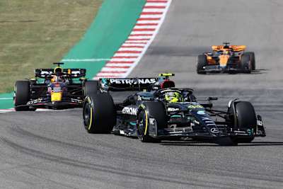 Lewis Hamilton und James Allison 2019 beim Grossen Preis der USA