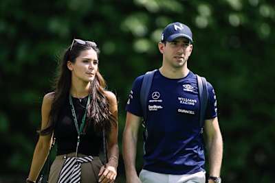 Nicholas Latifi mit seiner Freundin Sandra Dziwiszek