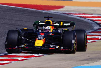 Max Verstappen im Red Bull Racing RB19-Honda