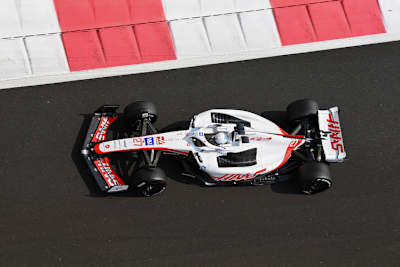 Nico Hülkenberg im Haas-Rennwagen