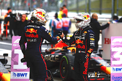 Max Verstappen und Sergio Pérez