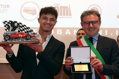 Lando Norris (links)