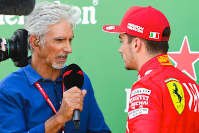 Damon Hill und Charles Leclerc