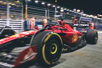 Charles Leclerc im Ferrari