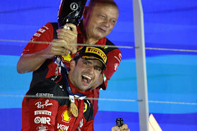 Fred Vasseur und Carlos Sainz