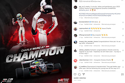 So feiert Toyota Gazoo Racing den Titel von Charlie Wurz