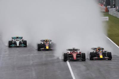 Red Bull Racing, Ferrari, Mercedes – und dann lange nichts