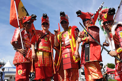 Ferrari-Fans in Suzuka