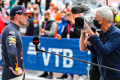 Max Verstappen und Damon Hill
