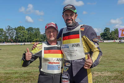 Markus Venus (r.) und Markus Eibl vor ihrem EM-Sieg 2022 in Eenrum