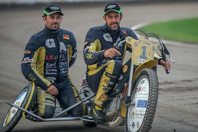 Markus Heiß (l.) fällt vorläufig als Beifahrer bei Markus Venus aus