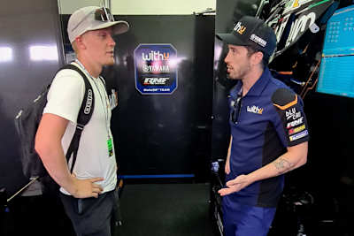 Kevin Horgmo mit MX-Fan Andrea Dovizioso