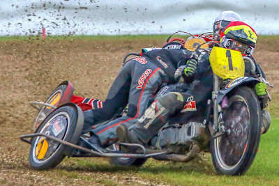 Imanuel Schramm (hier mit Beifahrerin Nadin Löffler) musste in Bad Hersfeld einiges einstecken