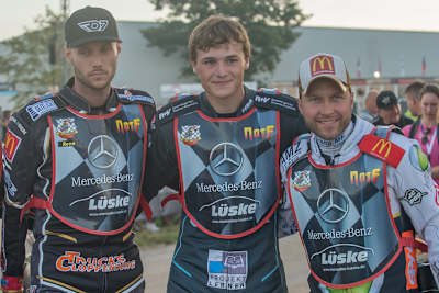 MSC Cloppenburg mit (v.r.) Martin Smolinski, Jonny Wynant und René Deddens