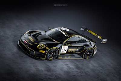 Herberth Motorsport geht mit einem Porsche 911 GT3 R im Retrodesign an den Start