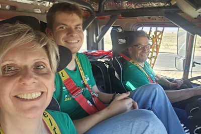 Christian, Matias und Ursula Ruppert (von rechts) 