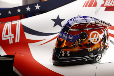 Der neue Helm von Mick Schumacher