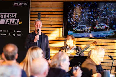  Ralf Schumacher im Gespräch in der ADAC-Hospitality