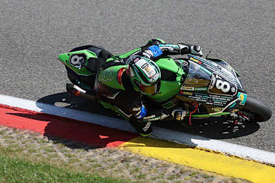 Jan Bühn auf der Kawasaki des Bolliger Teams Switzerland