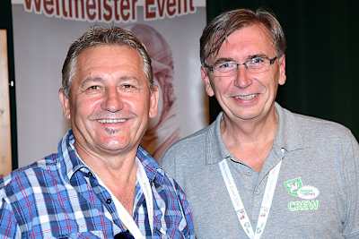 Josef Doppler mit Herbert Thumpser, dem Autor seiner Biografie