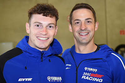 Thomas Gradinger (li.) mit seinem Kumpel und Teamchef Thomas Eder