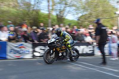 Thomas Berghammer auf dem Weg zur Trainingsbestzeit