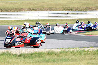 Bereits nach dem Start hatten Kershaw/Charlwood (29) die Nase vorne