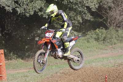 Marcel Stauffer gewann die Open- und MX2-Kategorie der Motocross-ÖM 2023