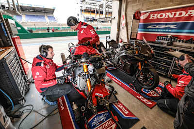 Viel zu tun in Le Mans