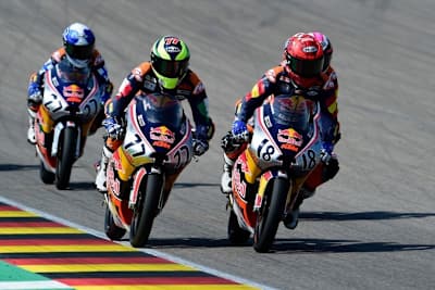 Angel Piqueras gewinnt Lauf 2 auf dem Sachsenring