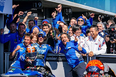 In Phillip Island triumphierte Rins nach einem harten Kampf