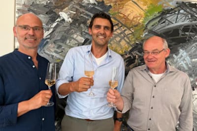 Dirk Debus (2D), Camiel Slaats (MyLaps) und Rainer Diebold (2D)