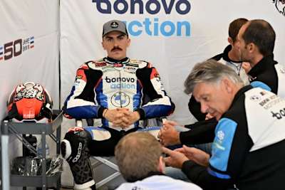 Loris Baz ist nicht glücklich mit der BMW, aber mit seinem Team Bonovo action