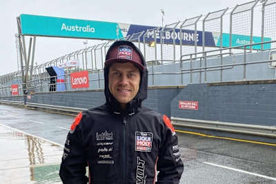 Marcel Schrötter war bereits vor einigen Wochen zum Moto2-Rennen auf Phillip Island