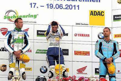 Sarah Heide gewinnt 2011 am Sachsenring