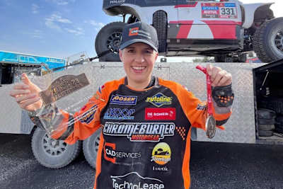 Mirjam Pol hat sich bei der Dakar 2023 durchgebissen