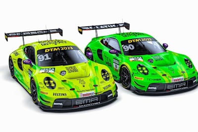 Das Design der beiden Manthey EMA Porsche 911 GT3 R