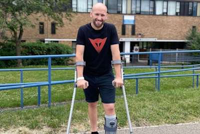 Tom Sykes am Entlassungstag