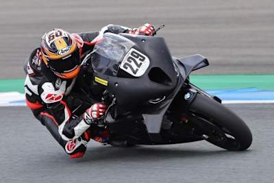 Michael van der Mark bei einem Track-Day in Assen