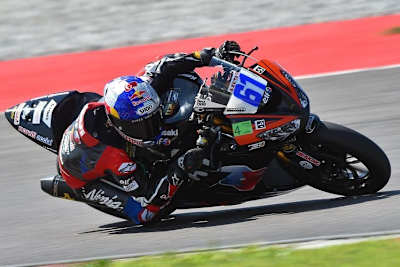 Can Öncü beim Test in Cremona