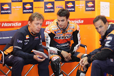 Alberto Puig (re.) war bis 2013 Manager von Dani Pedrosa, Mike Leitner (li.) agierte als Crew-Chief