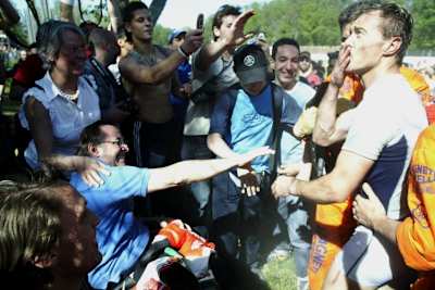 Frankie Chili war ganz nahe an den Fans