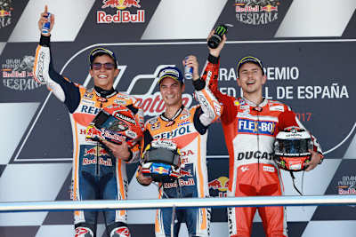 Spanien-GP 2017: Márquez, Pedrosa und Lorenzo